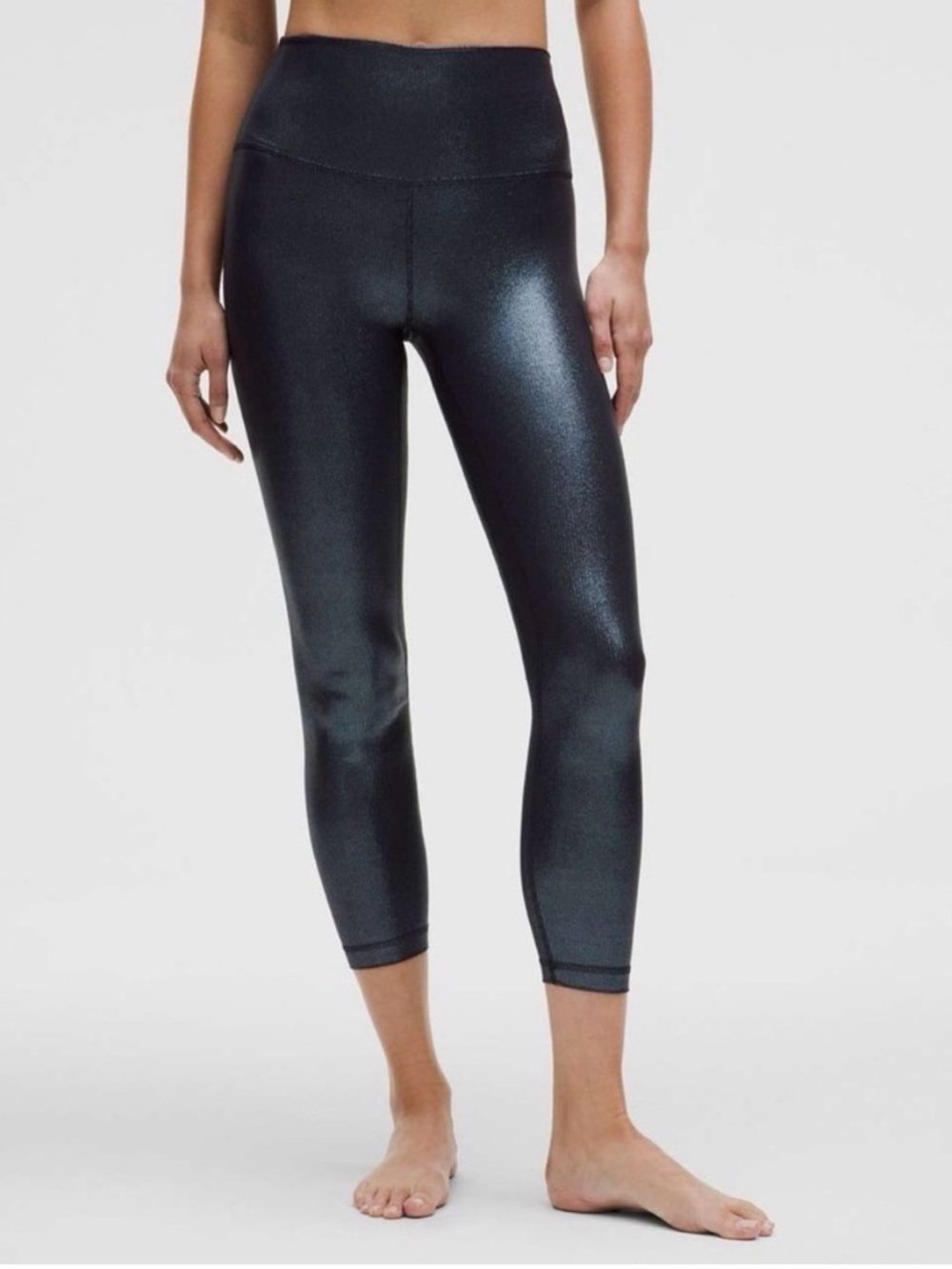 Lululemon Align Radiate Foil Shine Leggings Black Size 2